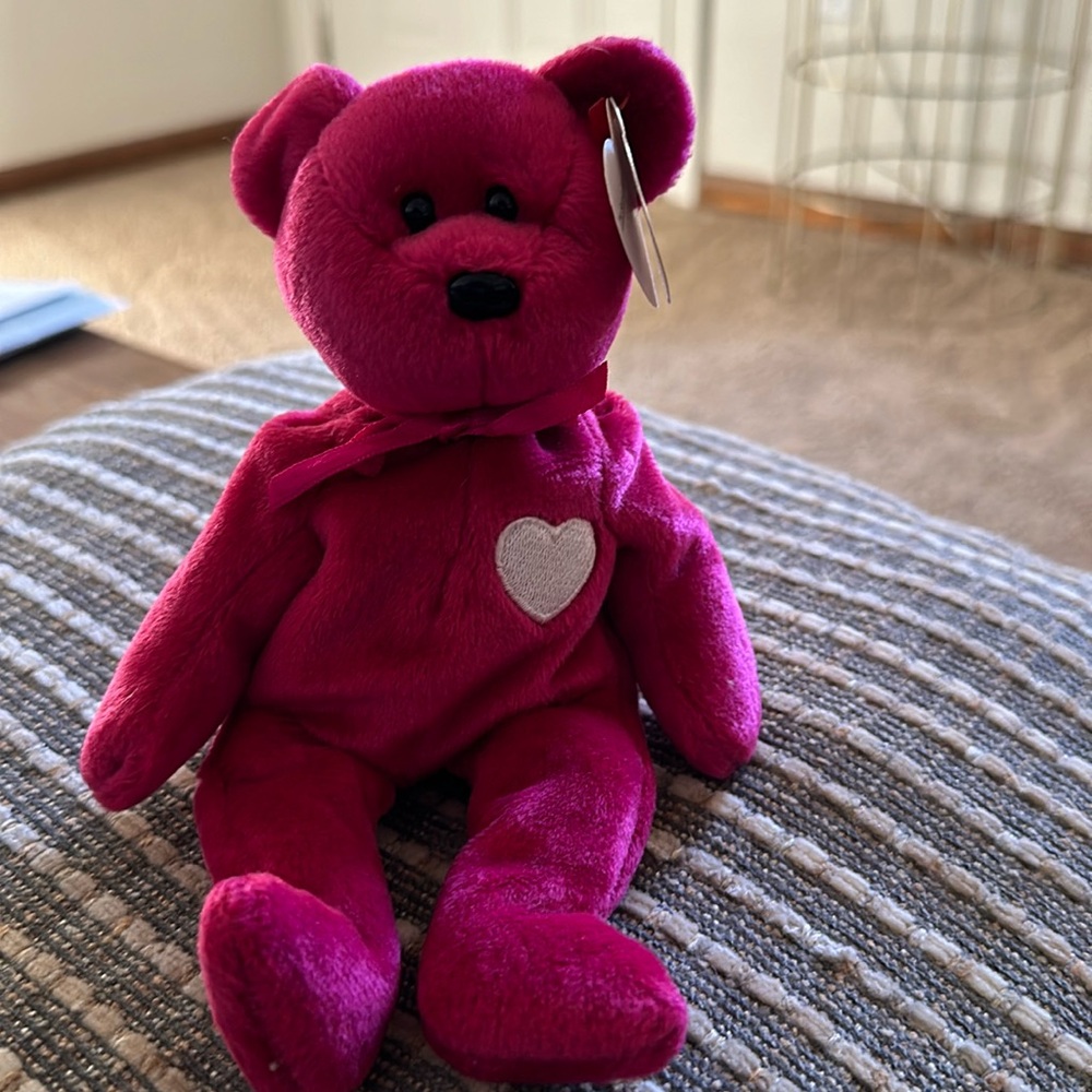 1998 Valentina Beanie Baby with Swing Tag Errors